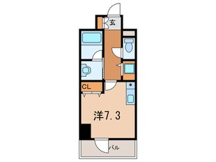 ﾍﾞﾚ-ｻ築地口ｽﾃ-ｼｮﾝﾀﾜ-の物件間取画像